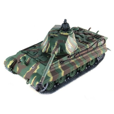 Радиоуправляемый танк Heng Long King Tiger (башня Porsche) Professional V6.0  2.4G 1/16 RTR
