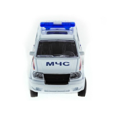 Машина "АВТОПАНОРАМА" инерц. УАЗ Патриот (МЧС) 1/50,  в/к 12*7*5,5 см