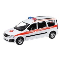 Машина "АВТОПАНОРАМА" LADA LARGUS "Скорая помощь", 1/24, свет, звук, инерция, в/к 24,5*12,5*10,5 см Машина "АВТОПАНОРАМА" LADA LARGUS "Скорая помощь", 1/24, свет, звук, инерция, в/к 24,5*12,5*10,5 см