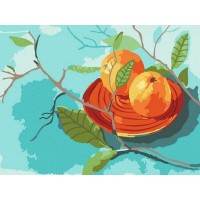 Картина по номерам 15х20 АПЕЛЬСИНОВОЕ НАСТРОЕНИЕ (17 цветов) В Картина по номерам 15х20 АПЕЛЬСИНОВОЕ НАСТРОЕНИЕ (17 цветов) В