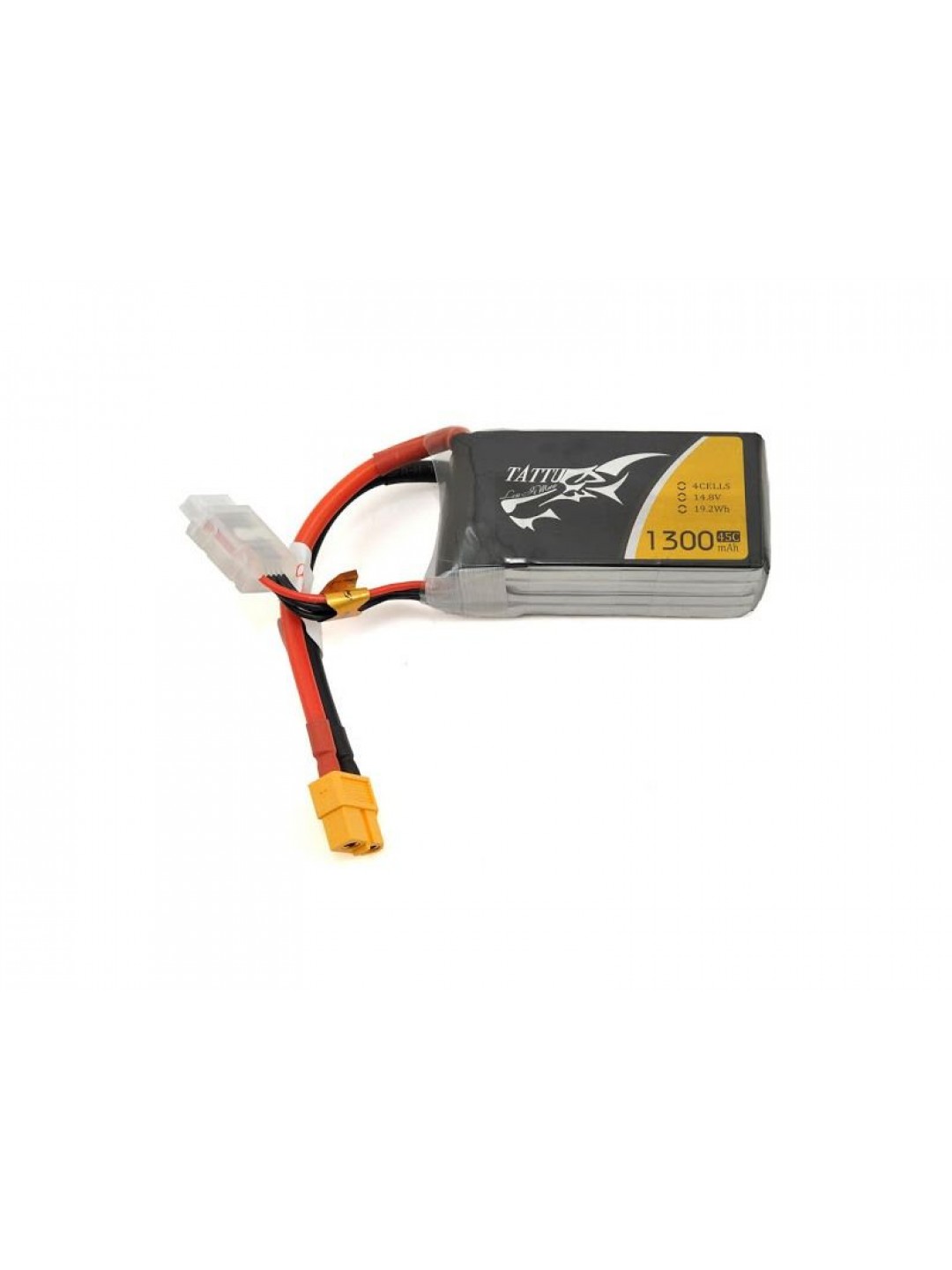 Аккумулятор TATTU 1300 mAh 4S 14.8V 45C LiPo XT60