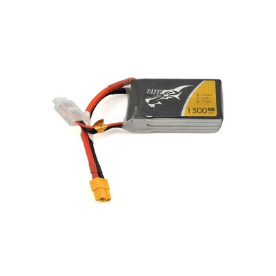 Аккумулятор TATTU 1300 mAh 4S 14.8V 45C LiPo XT60 Аккумулятор TATTU 1300 mAh 4S 14.8V 45C LiPo XT60