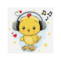 Набор юного художника 20х20 Цыплёнок-меломан (12 цветов) Набор юного художника 20х20 Цыплёнок-меломан (12 цветов)