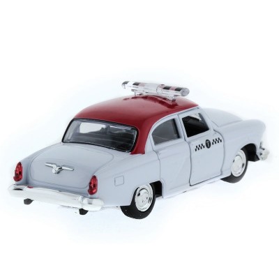 Машина "АВТОПАНОРАМА" инерц.ГАЗ-21 (такси) 1/43, в/к 14*7*5,5 см