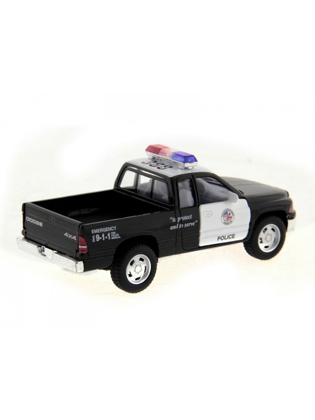 Машина Kinsmart 1:44 Dodge RAM Police инерция (1/12шт.) б/к