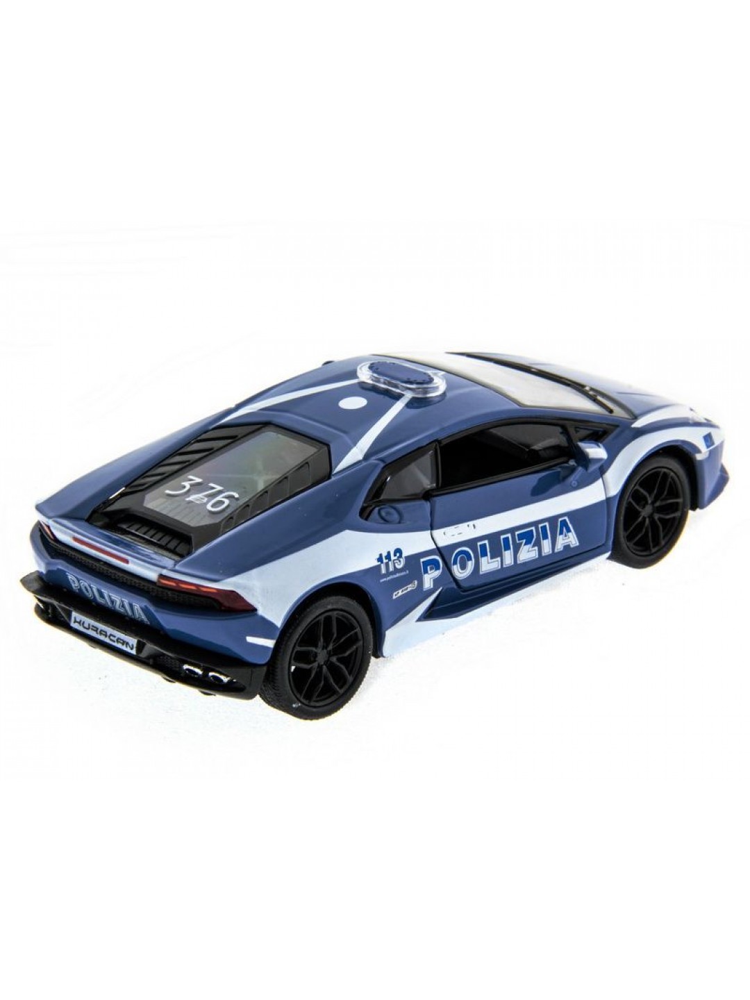 Машина Kinsmart Lamborghini Huracan (Police) инерция (1/12шт.) 1:36 б/к