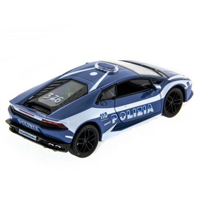 Машина Kinsmart Lamborghini Huracan (Police) инерция (1/12шт.) 1:36 б/к