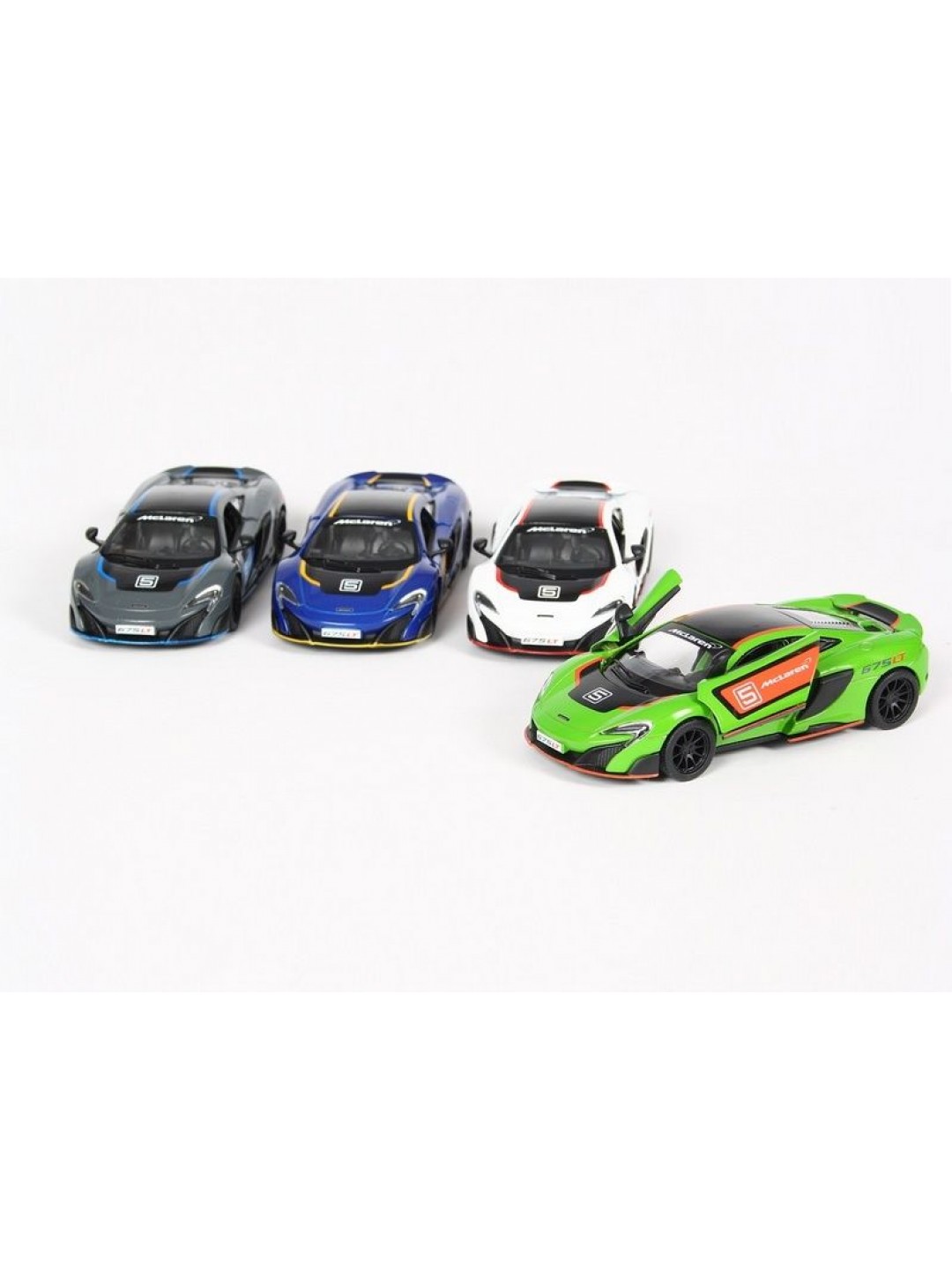 Машина Kinsmart 1:36 McLaren 675LT, инерция (1/12шт.) б/к