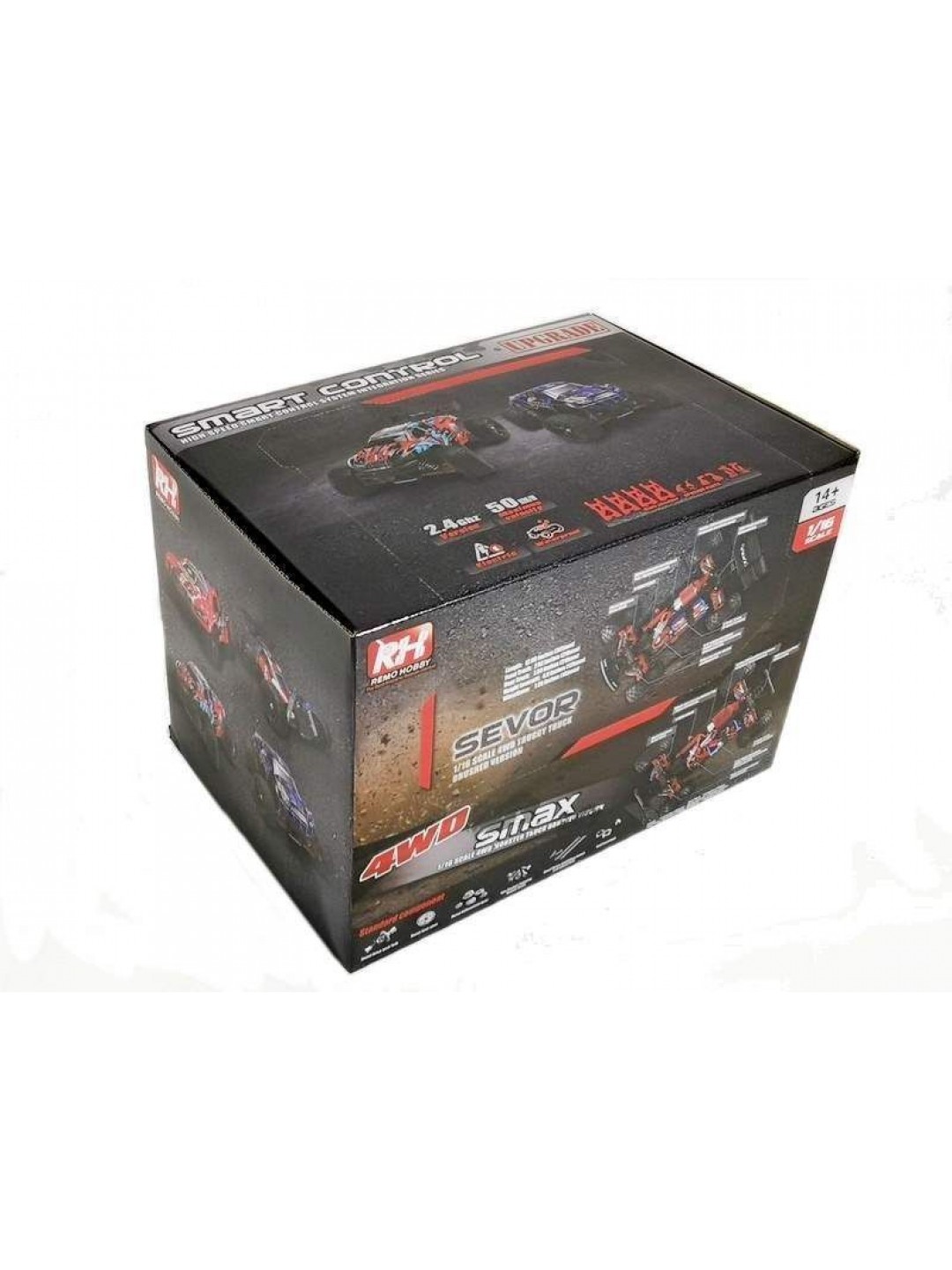 Радиоуправляемая трагги Remo Hobby S EVO-R (синий) 4WD 2.4G 1/16 RTR