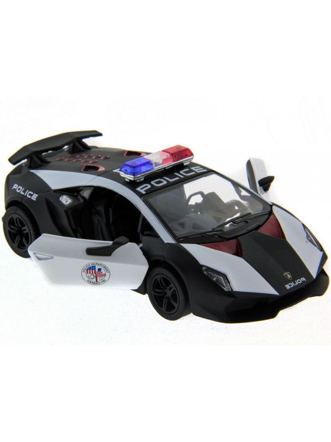 Машина Kinsmart 1:40 Lamborghini Police Sesto Elemento в асс. инерция (1/12шт.) б/к