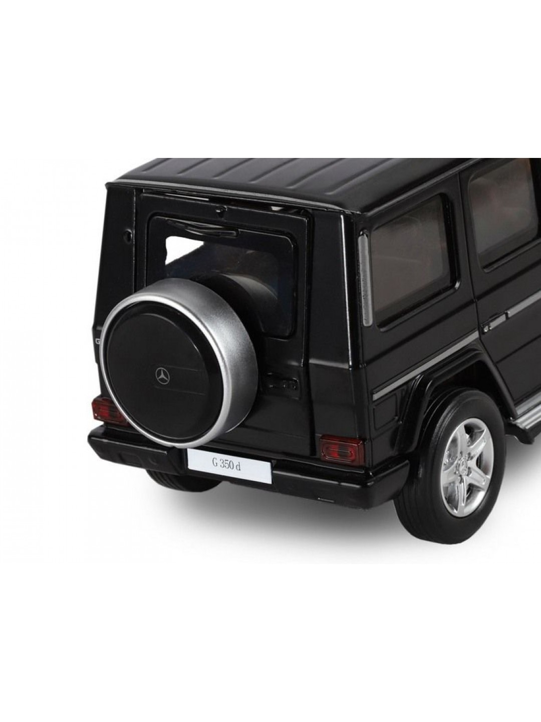 Машина "АВТОПАНОРАМА" Mercedes-Benz G350d, черный, 1/32, свет, звук, инерция, в/к 18*9*13,5 см