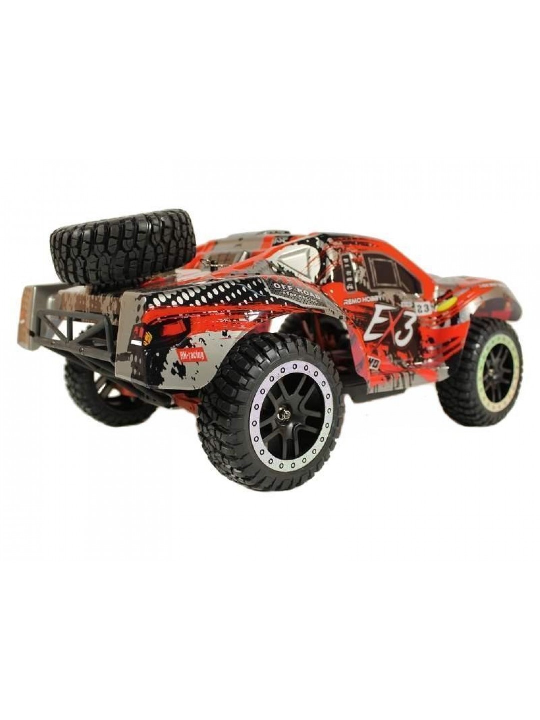 Радиоуправляемый шорт-корс Remo Hobby EX3 Brushless UPGRADE (красный) 4WD 2.4G 1/10 RTR