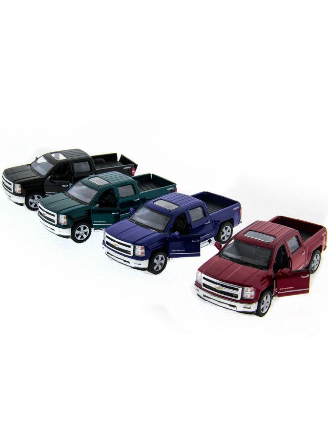 Машина Kinsmart 1:46 Chevrolet Silverado инерция (1/12шт.)  б/к