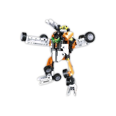 Конструктор CaDA Technic танк-трансформер 2 в 1, инерционный (294 деталей)