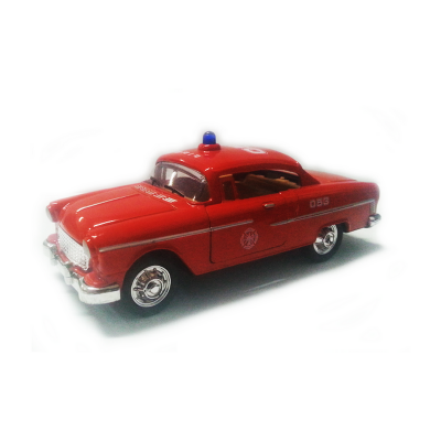 Машина Ideal 1:30-39 Ретромобиль "Old Times" красный, полиция