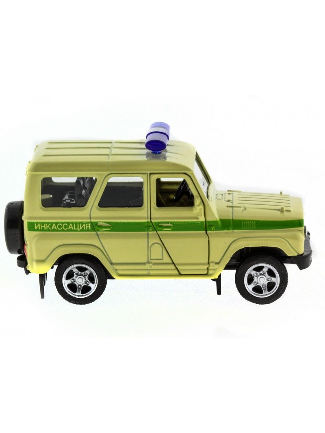 Машина "АВТОПАНОРАМА" инерц. УАЗ (инкассация) 1/50, в/к 12*7*5,5 см