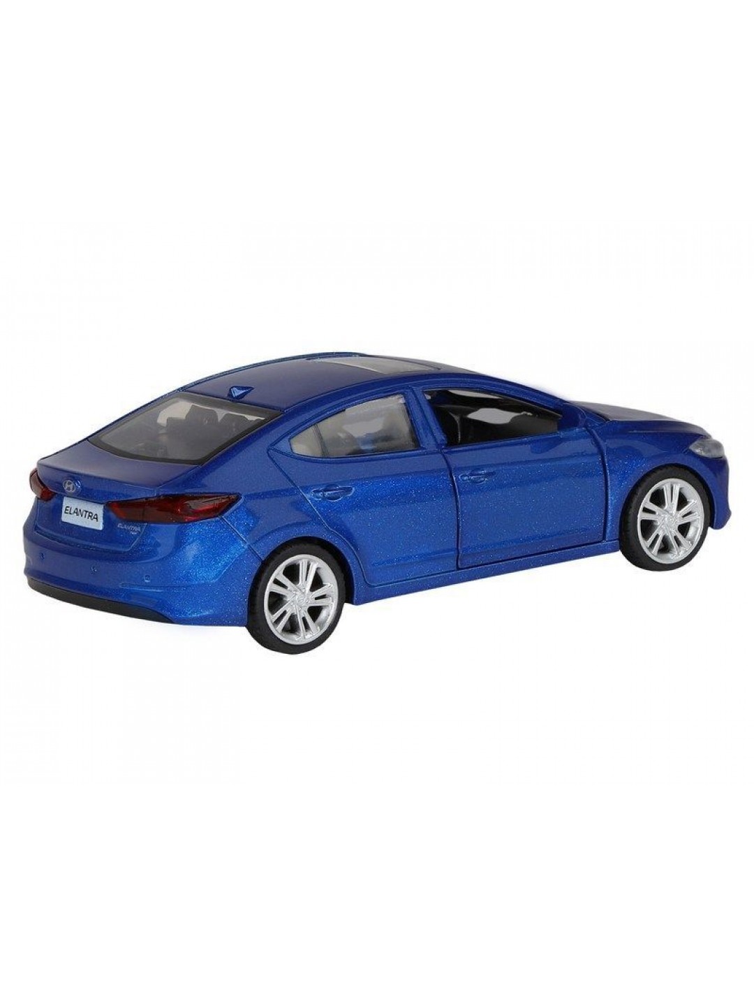 Машина "АВТОПАНОРАМА" HYUNDAI ELANTRA, синий, 1/40, инерция, в/к 17,5*12,5*6,5 см