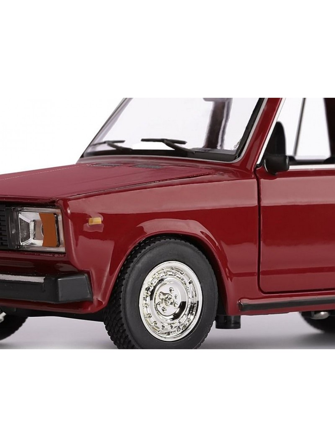 Машина "АВТОПАНОРАМА" ВАЗ 2104, 1/24, бордовый, инерция, в/к  24,5*12,5*10,5 см