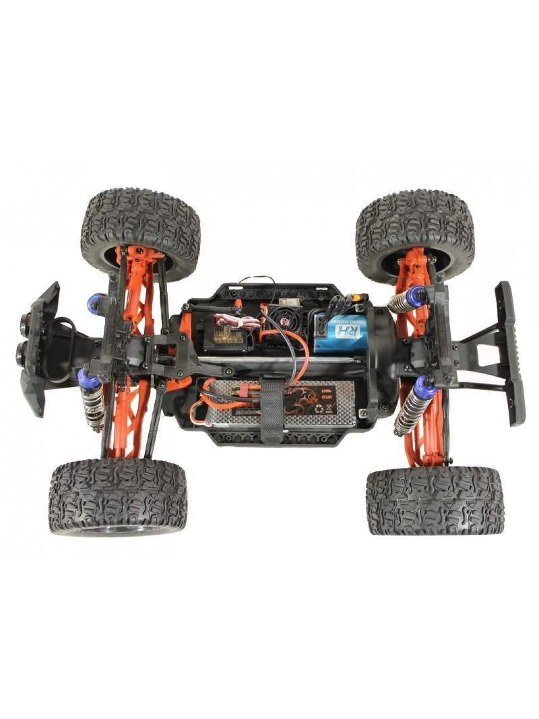 Радиоуправляемый монстр Remo Hobby MMAX Brushless UPGRADE (синий) 4WD 2.4G 1/10 RTR