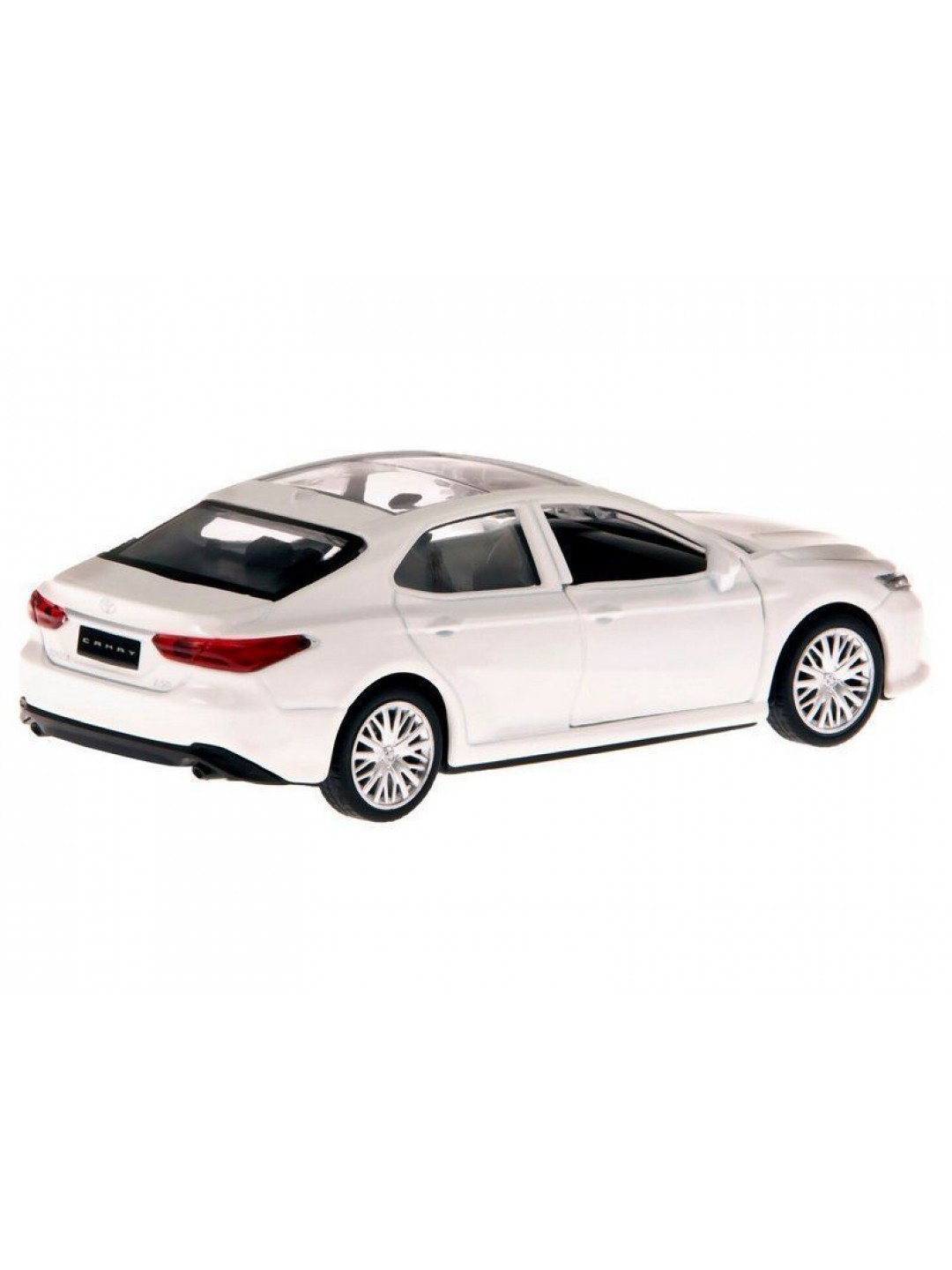 Машина "АВТОПАНОРАМА" Toyota Camry, белый, 1/43, откр. двери, инерция, в/к 17,5*12,5*6,5 см
