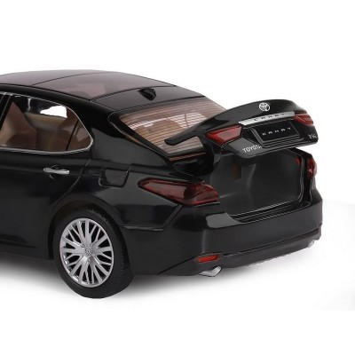 Машина "АВТОПАНОРАМА" Toyota Camry, черный, 1/32, свет, звук, инерция, в/к 17,5*13,5*9 см