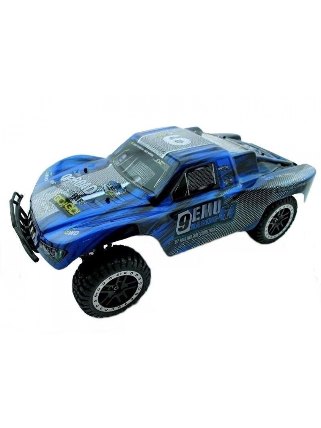 Радиоуправляемый шорт-корс Remo Hobby 9EMU Brushless (синий) 4WD 2.4G 1/8 RTR