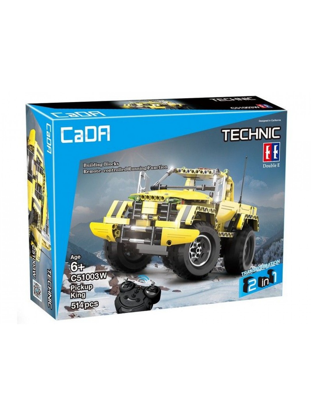 Р/У конструктор CaDA Technic пикап "Автоботы" (514 деталей)