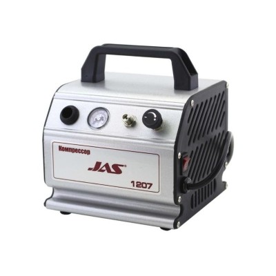Компрессор JAS 1207, с регулятором давления, автоматика, ресивер 0,3 л