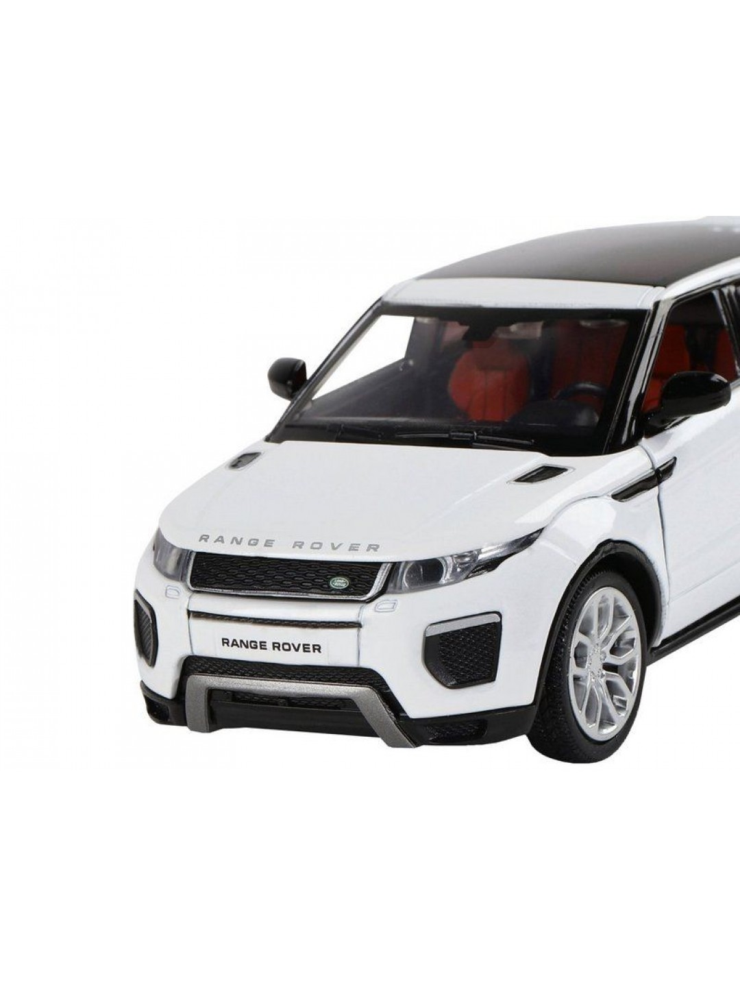Машина "АВТОПАНОРАМА" Range Rover Evoque, белый, 1/32, свет, звук, инерция, в/к 17,5*13,5*9 см