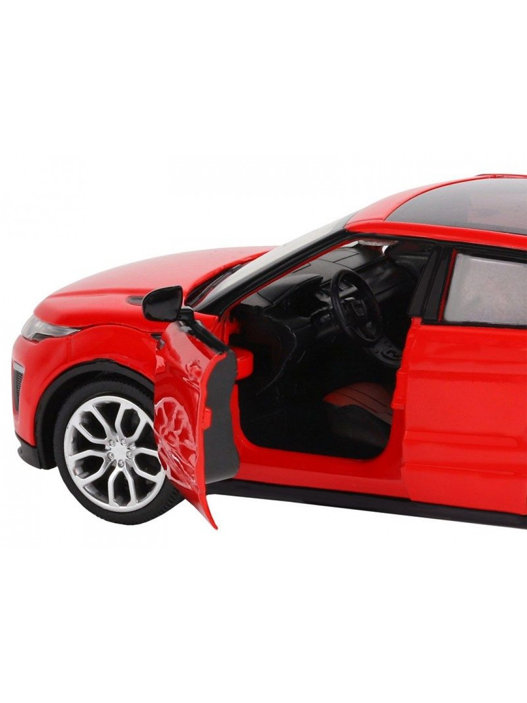 Машина "АВТОПАНОРАМА" Land Rover Range Rover Evoque HSE, красный, 1/32, в/к 17,5*12,5*6,5 см