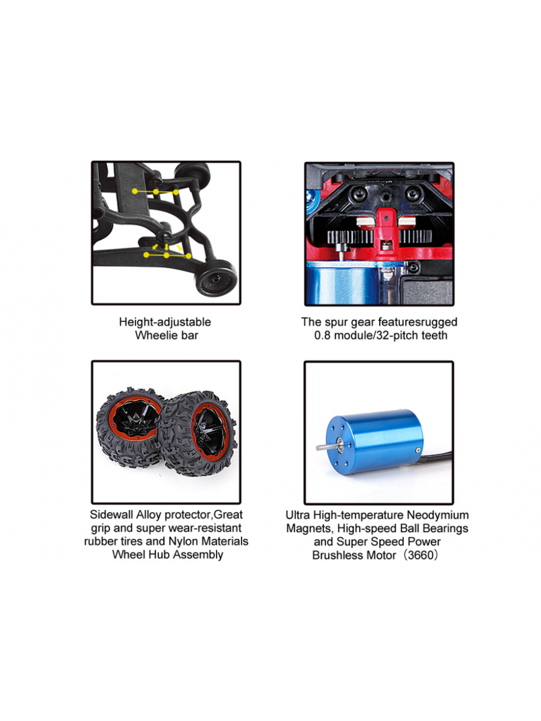 Радиоуправляемый монстр Remo Hobby Dinosaurs Master Brushless UPGRADE (синий) 4WD 2.4G 1/8 RTR