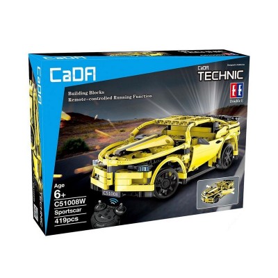 Р/У конструктор CaDA Technic спортивная машина (419 деталей)