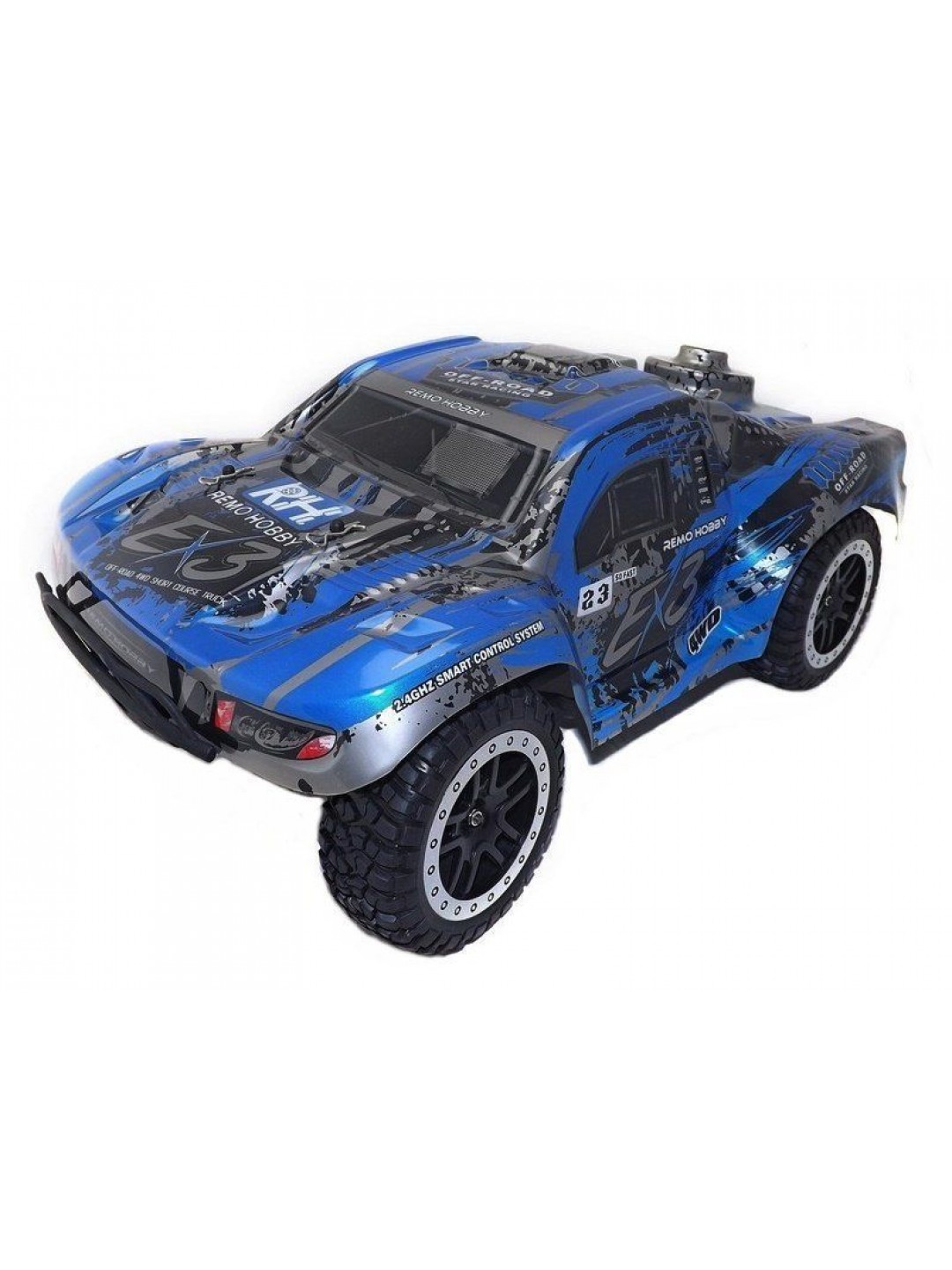 Радиоуправляемый шорт-корс Remo Hobby EX3 Brushless (синий) 4WD 2.4G 1/10 RTR