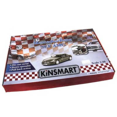 Машина Kinsmart MERCEDES-BENZ SLS AMG инерция (1/12шт.) 1:36 б/к