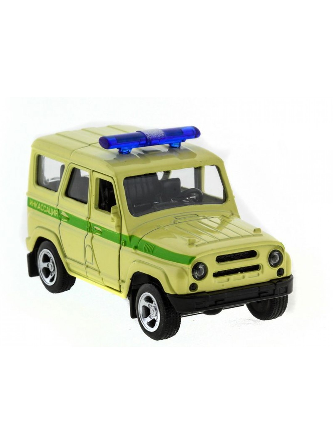 Машина "АВТОПАНОРАМА" инерц. УАЗ (инкассация) 1/50, в/к 12*7*5,5 см