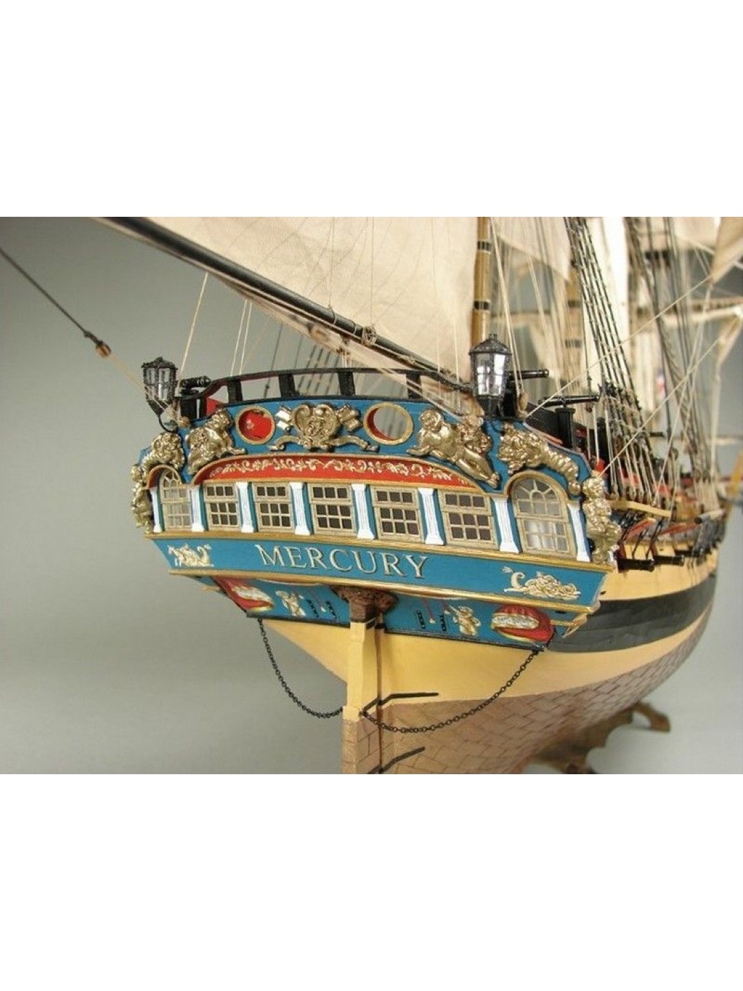 Сборная картонная модель Shipyard фрегат HMS Mercury (№66), 1/96
