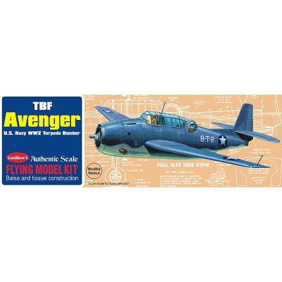 Сборная дер.модель.Самолет TBF Avenger. Guillows  1:30
