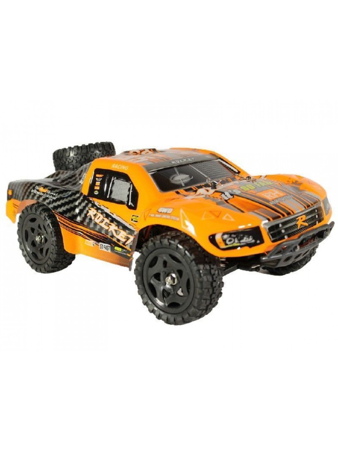 Радиоуправляемый шорт-корс Remo Hobby Rocket Brushless V2.0 (оранжевый) 4WD 2.4G 1/16 RTR