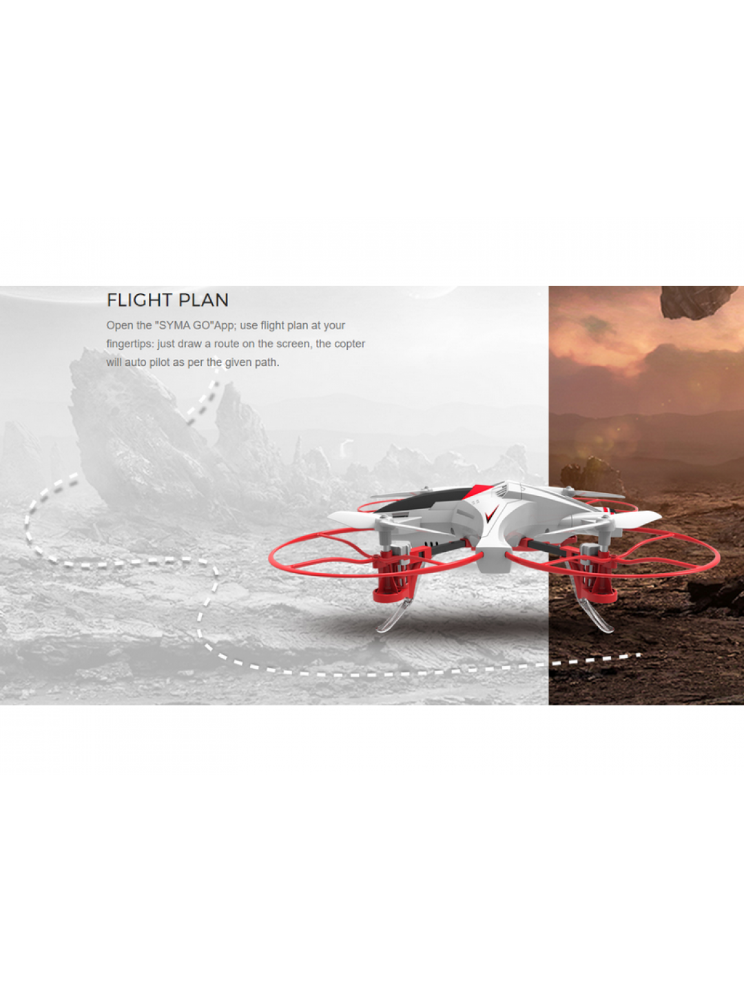 Р/У квадрокоптер Syma X14WPRO с FPV трансляцией Wi-Fi, камера 2Мп, 2.4G RTF