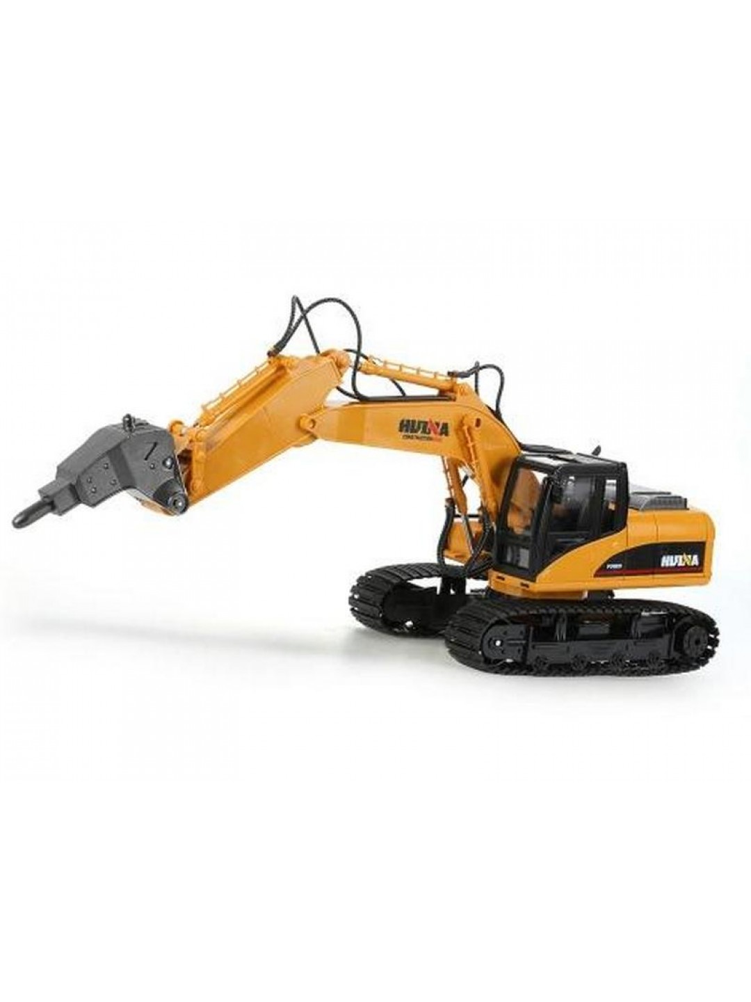 Радиоуправляемый экскаватор c отбойным молотом HUI NA TOYS 2.4G 16CH 1/14 RTR
