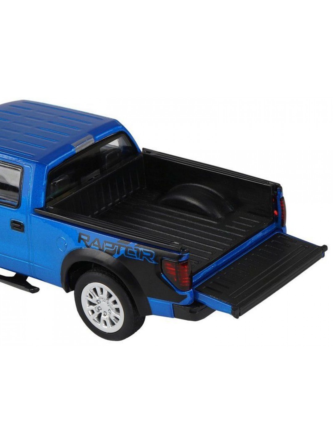 Машина "АВТОПАНОРАМА" Ford F-150 SVT Raptor, синий, 1/34, свет, звук, инерция, в/к 20*10*11 см