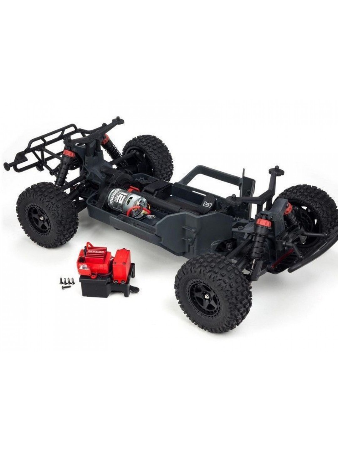Шорт-корс трак 1:10 ARRMA Senton Mega 550 Brushed 4WD Short Course Truck RTR (красный)