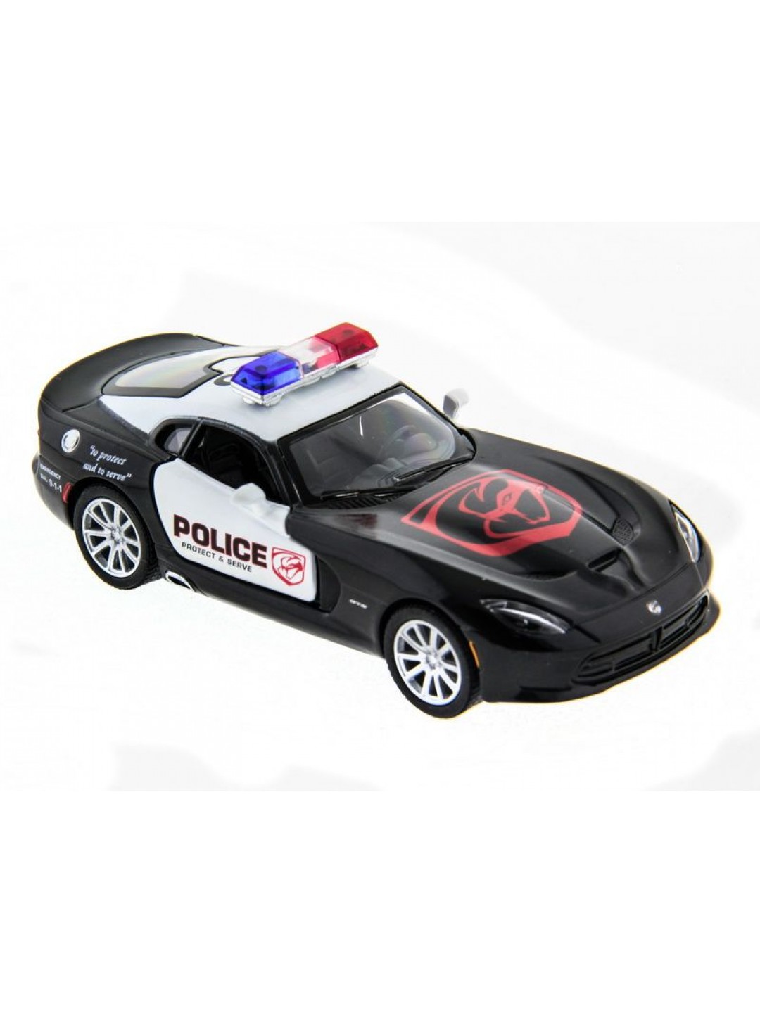 Машина Kinsmart 1:40 SRT Viper Police в асс. инерция (1/12шт.) б/к