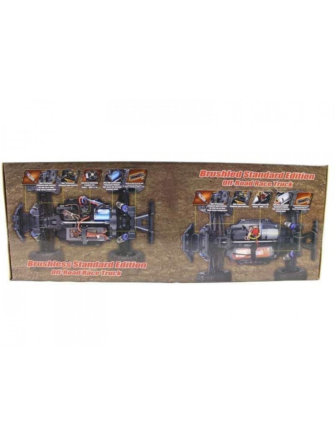 Радиоуправляемый шорт-корс Remo Hobby EX3 UPGRADE (красный) 4WD 2.4G 1/10 RTR