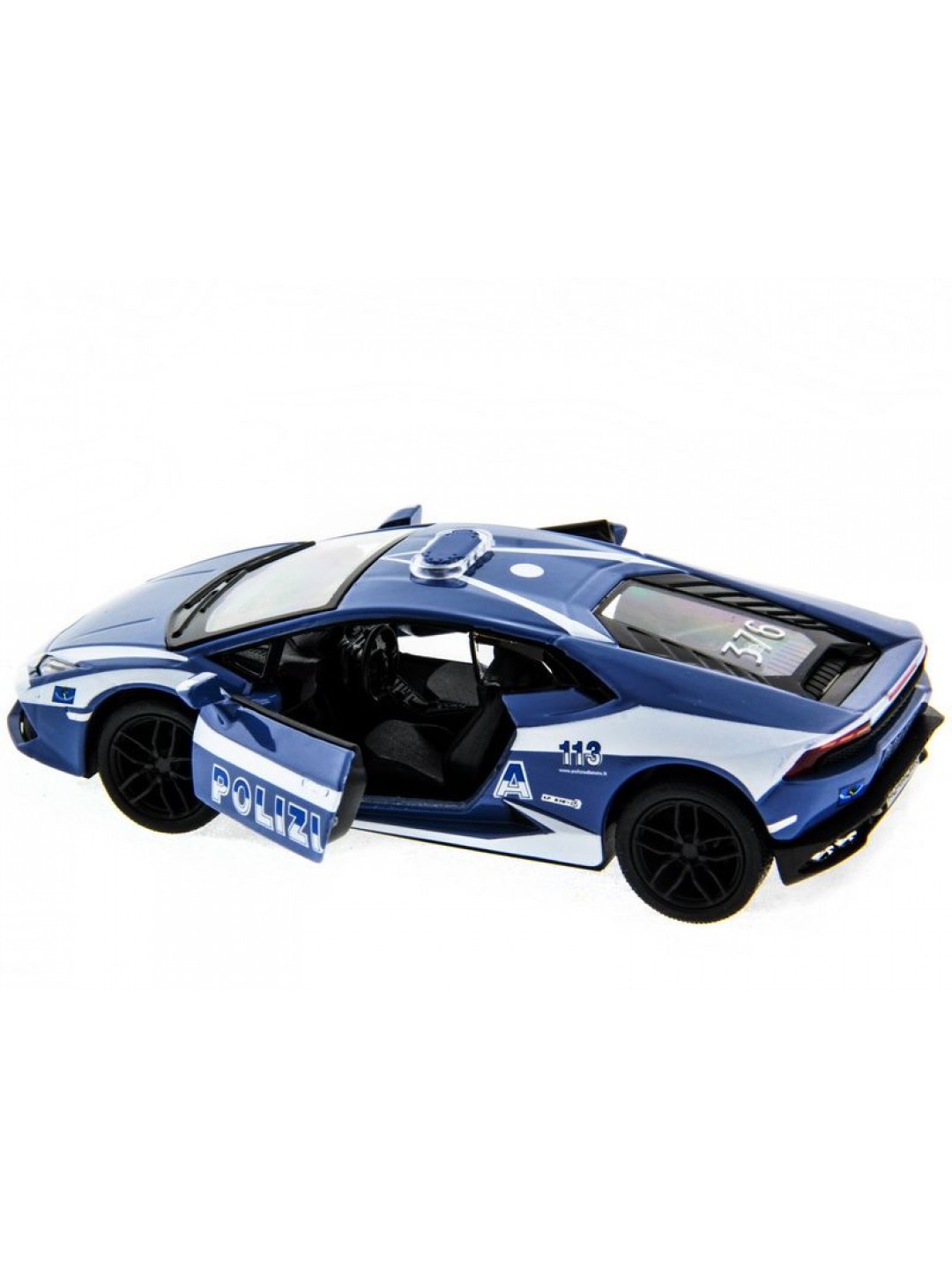Машина Kinsmart Lamborghini Huracan (Police) инерция (1/12шт.) 1:36 б/к