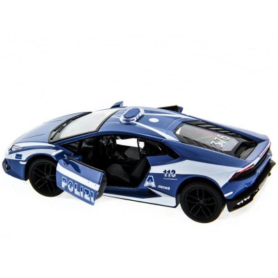 Машина Kinsmart Lamborghini Huracan (Police) инерция (1/12шт.) 1:36 б/к