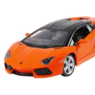 Машина "АВТОПАНОРАМА" Lamborghini Aventador Roadster, оранжевый, 1/24, в/к 24,5*12,5*10,5 см
