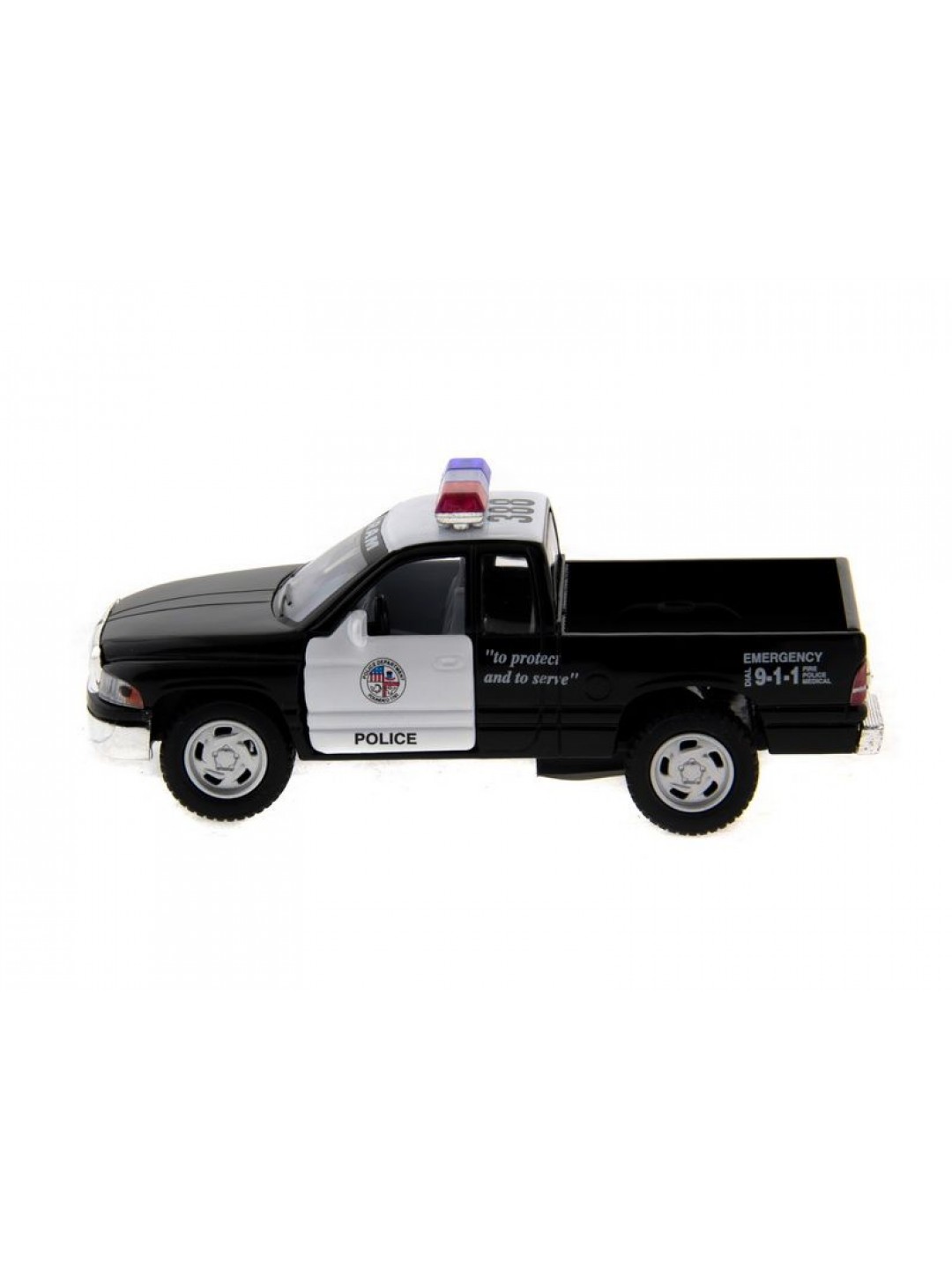 Машина Kinsmart 1:44 Dodge RAM Police инерция (1/12шт.) б/к
