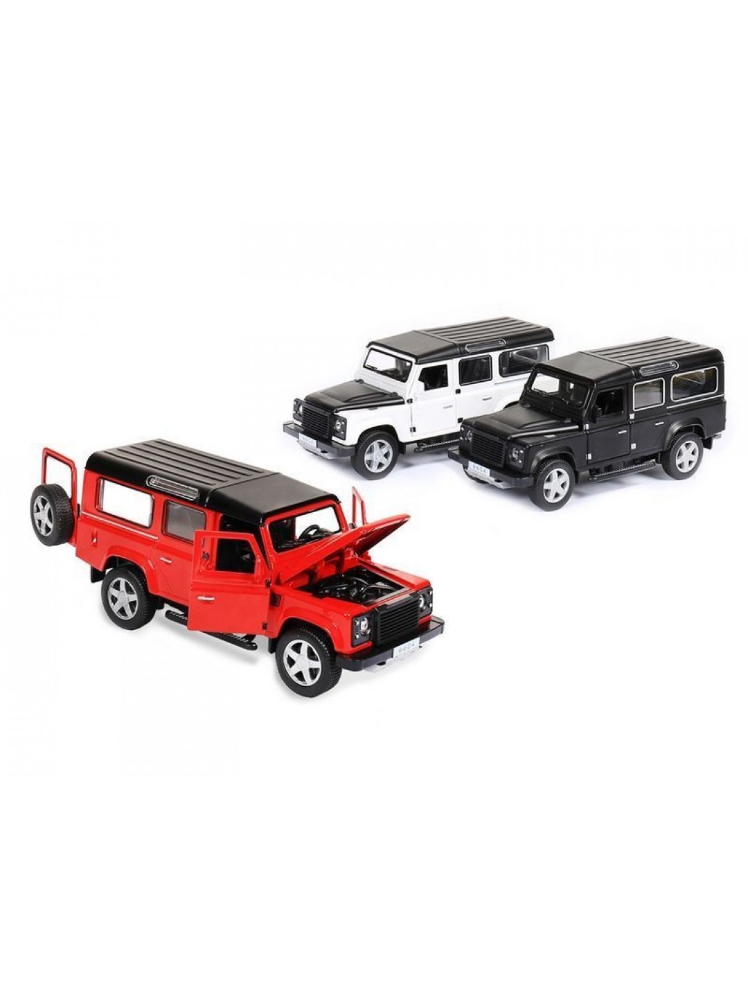 Машина Land Rover Defender 6604 1/32 свет, звук, в асс. инерция (1/12шт.), б/к, 15 см
