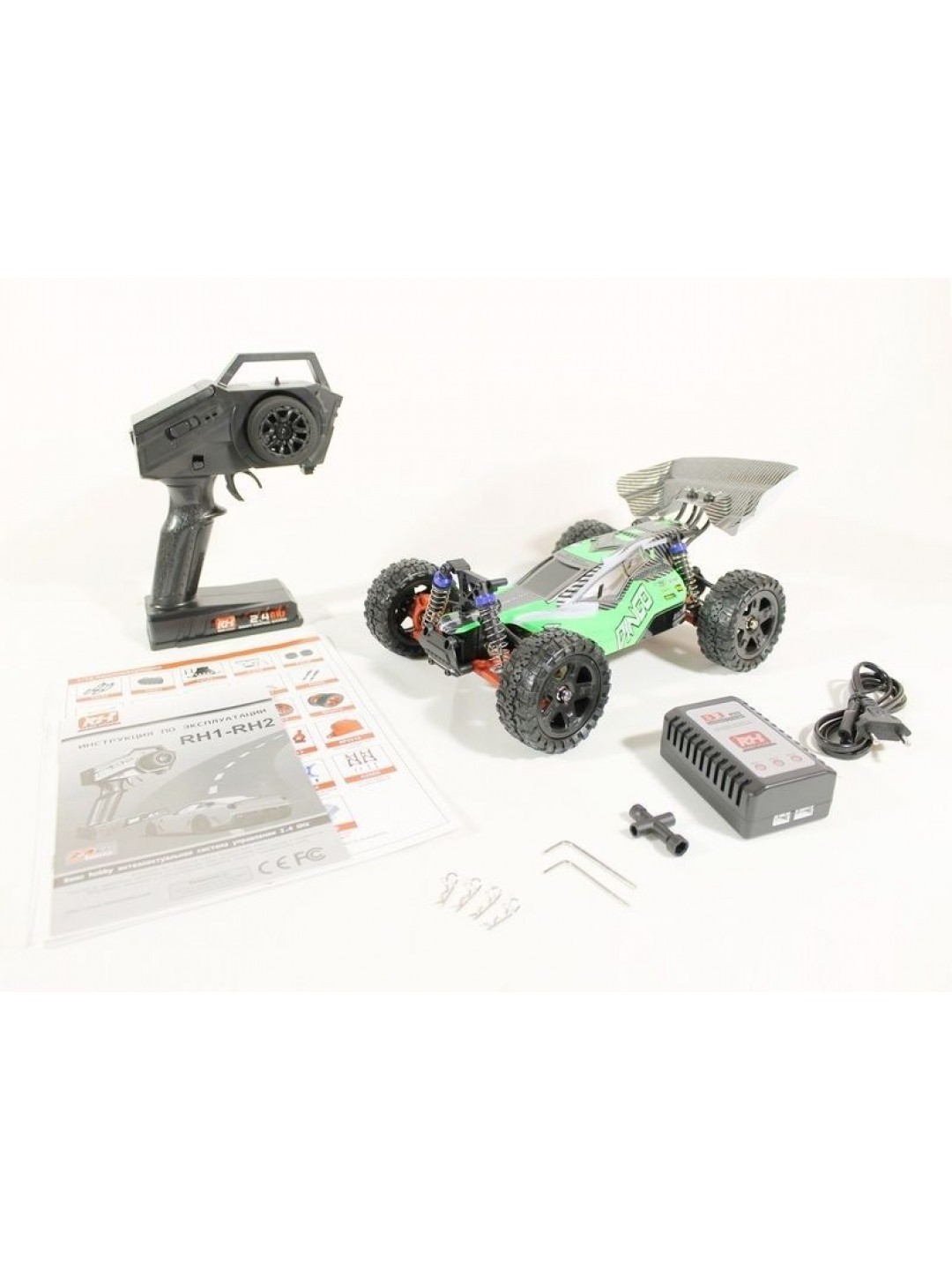 Радиоуправляемая багги Remo Hobby Dingo UPGRADE (зеленая) 4WD 2.4G 1/16 RTR